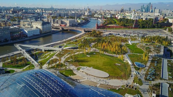 Площадь Зарядье парк в Москве