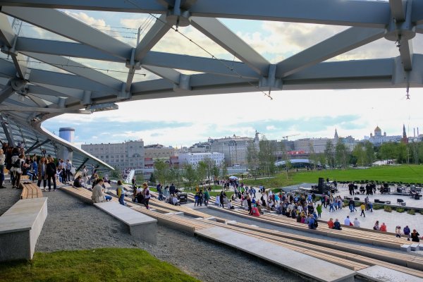 Новый парк в Москве Зарядье