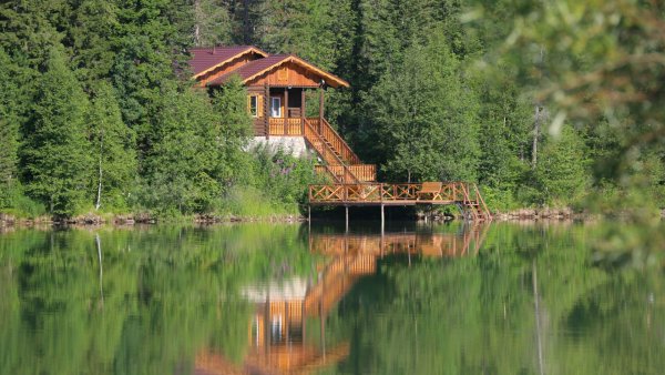 Горная Саланга озеро