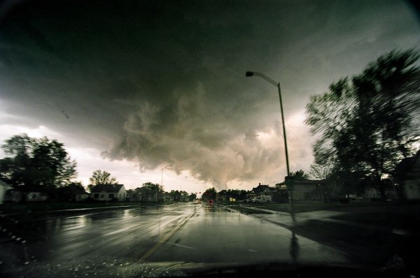 Страшный ливень