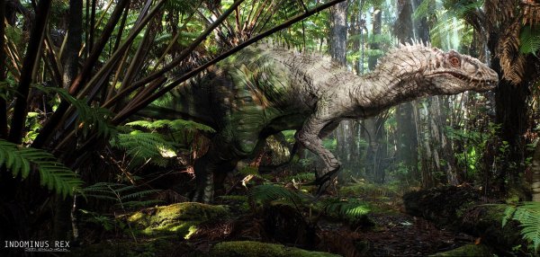Индоминус рекс в джунглях