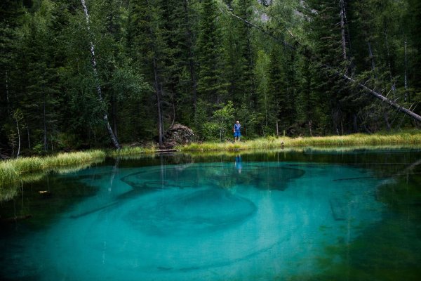 Голубые озера Алтай