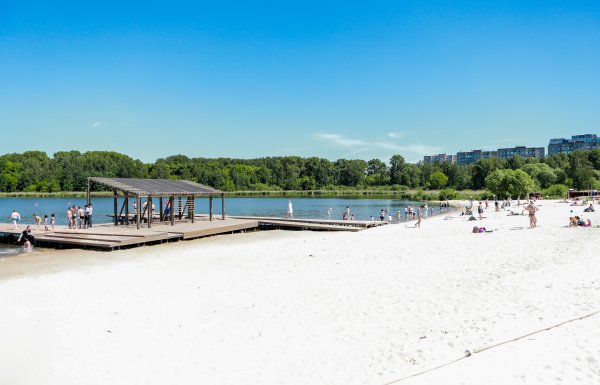 Пляж Сенеж в Солнечногорске