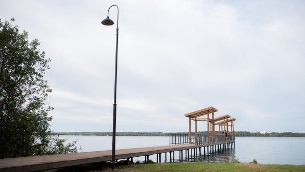 Набережная озера Сенеж Солнечногорск