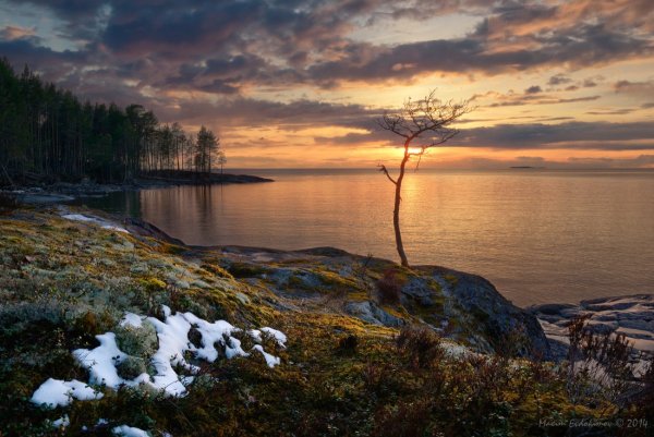 Природа Карелии Онежское озеро