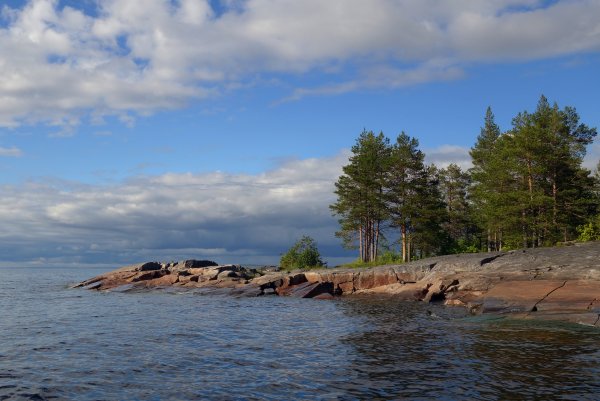 Берег Онежского озера, Карелия