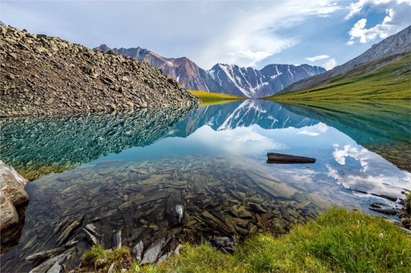 Озеро зеркальное Алтайский край