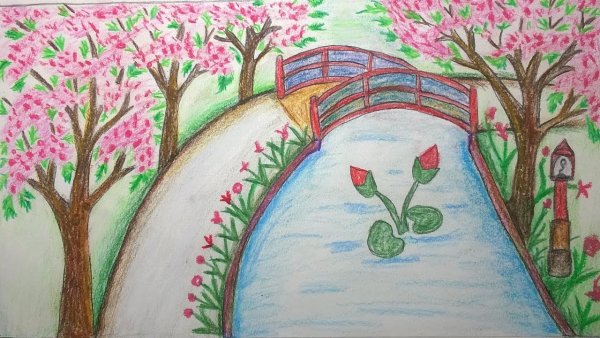 Рисунок на тему парк