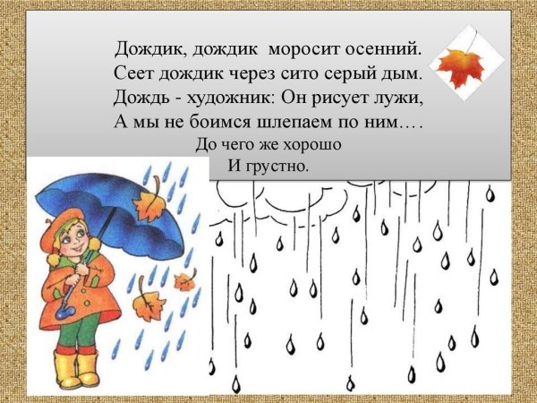 Дождик моросит