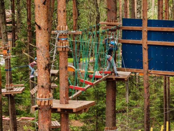 Парк Сокольники веревочный городок