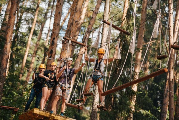 Веревочный парк ранчо Пермь