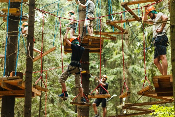 Измайловский парк веревочный парк