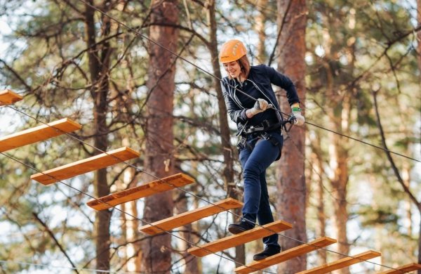 Веревочный парк паутина Казань