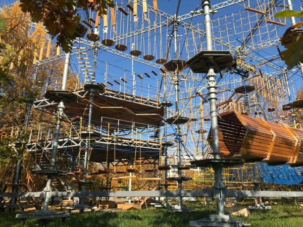 Верёвочный парк Лужники Москва