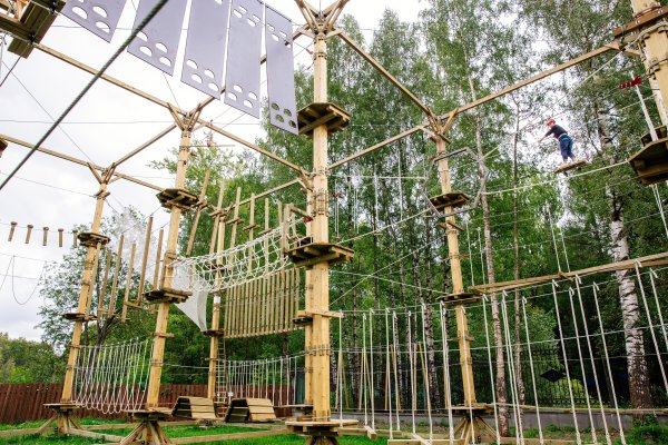 Верёвочный парк Великий Новгород парк 30 летия