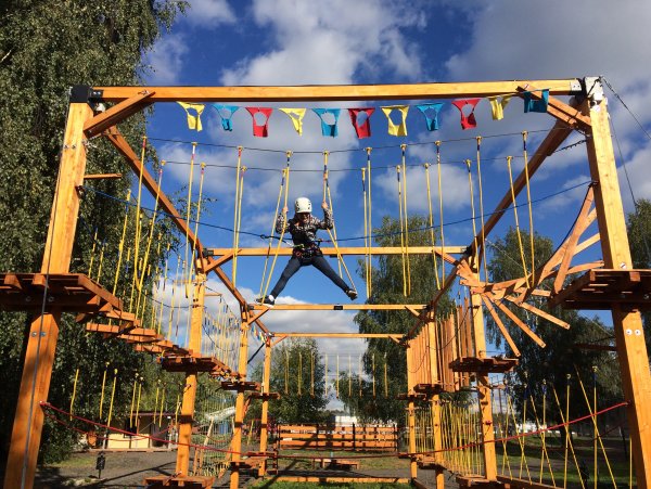 Барская усадьба веревочный парк