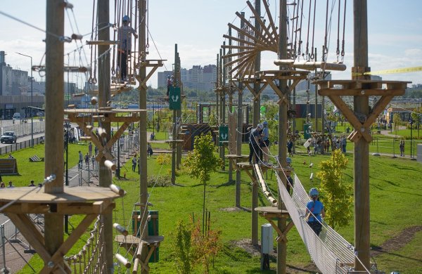 Верёвочный парк мега Дыбенко