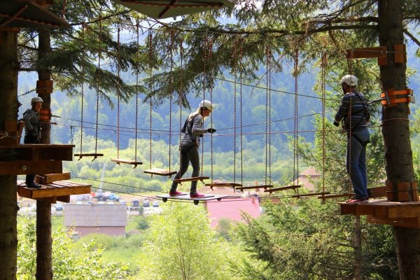 Березинский заповедник веревочный городок