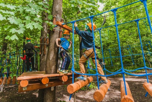 Парк Фили веревочный городок
