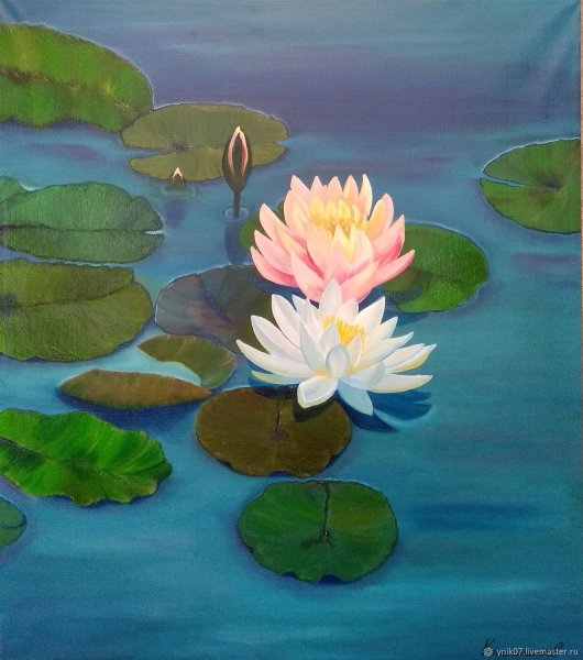 Water Lily Pond Автор картины