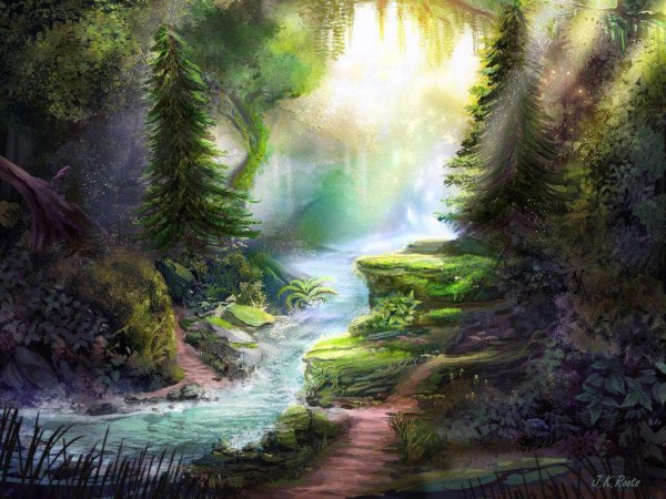 Сказочная река