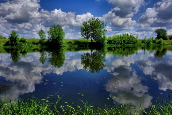 Россия озера синие