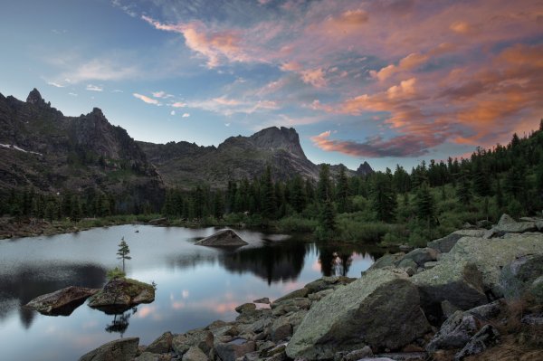 Озеро художников Ергаки