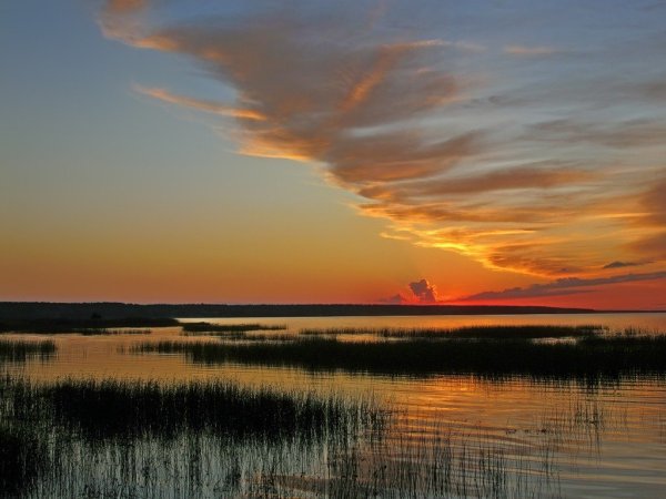 Озеро Ильмень Великий Новгород