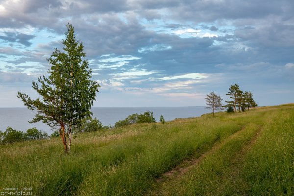Старая Русса берег озера Ильмень
