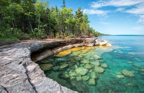 Озеро верхнее Мичиган