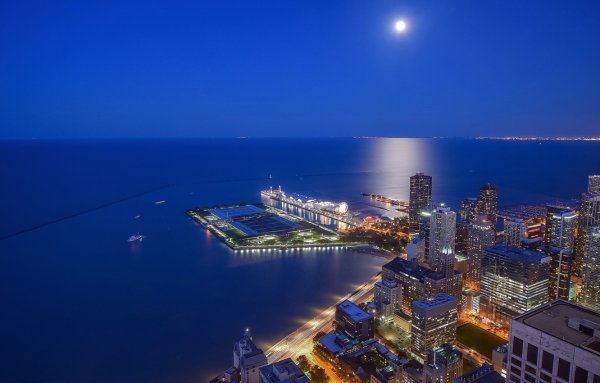 Озеро Мичиган Чикаго