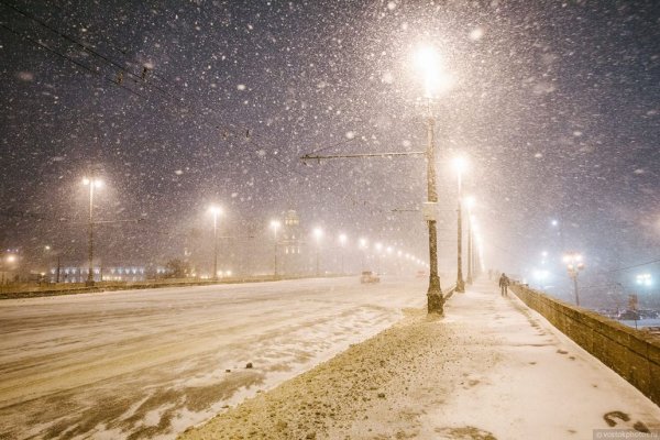 Метель в городе