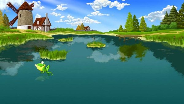 Озеро мультик