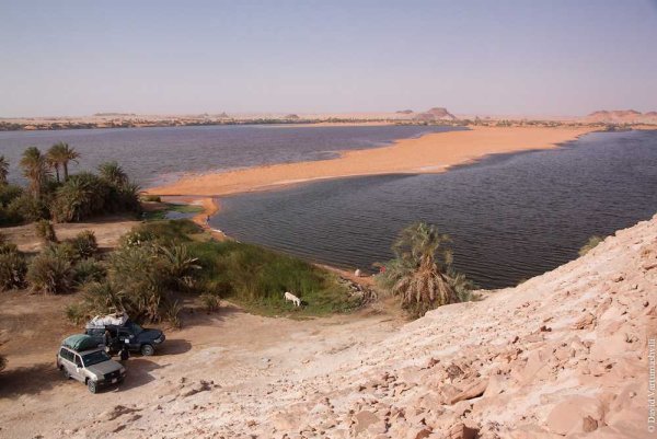 Озеро Чад в Африке