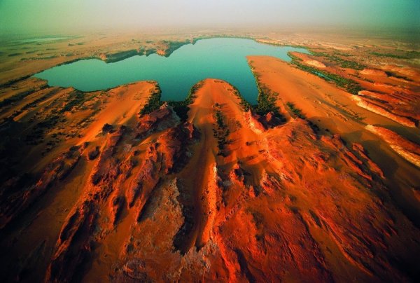 Озеро Чад в Африке