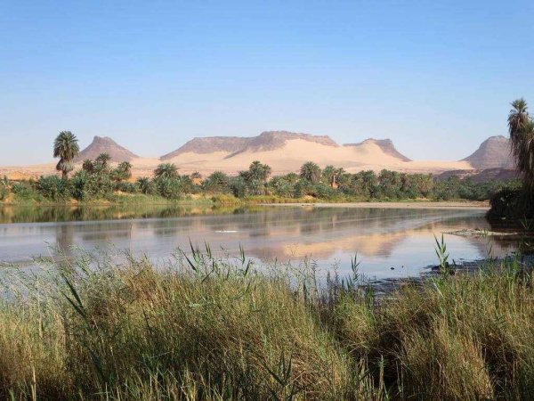 Озеро Чад в Африке