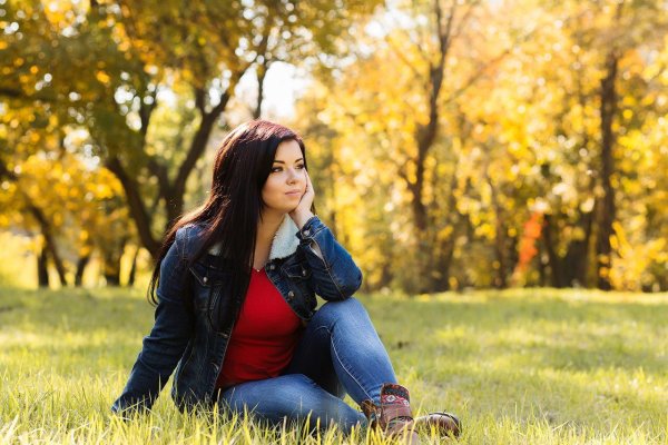 Осенний фотосет в парке