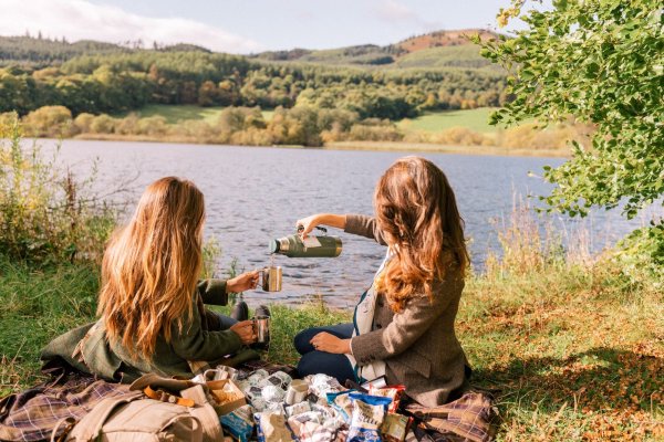 Пикник на берегу озера