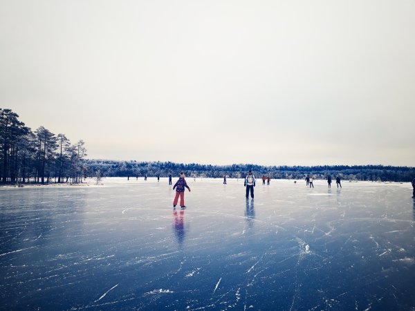 Каток на озере Патерсволдсемер