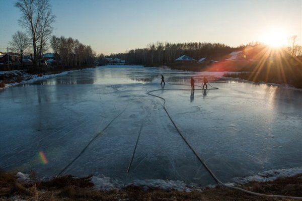 Мавлюкеевское озеро Томск каток