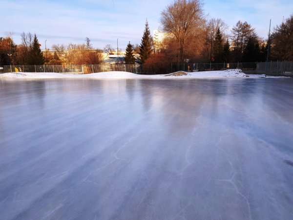 Горсад Пушкина Челябинск каток