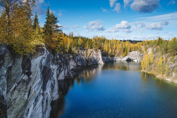 Сортавала каньон Рускеала