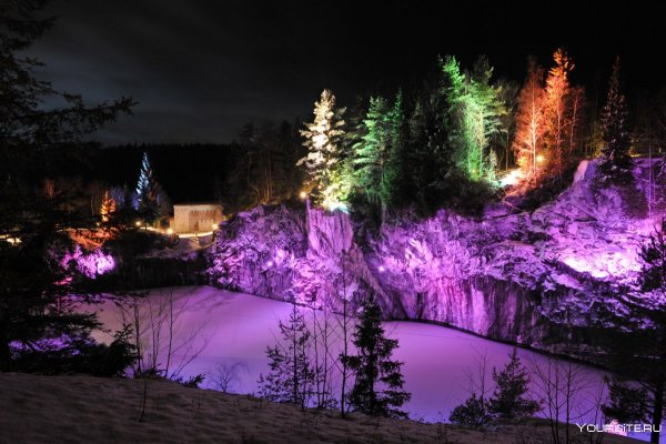 Карелия парк Рускеала