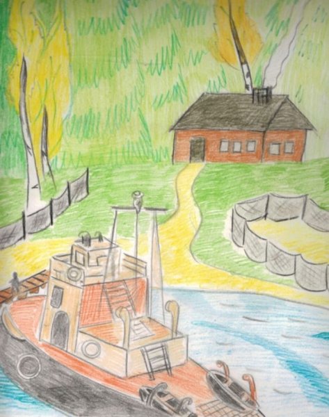 Иллюстрации к произведению "васиткино озеро