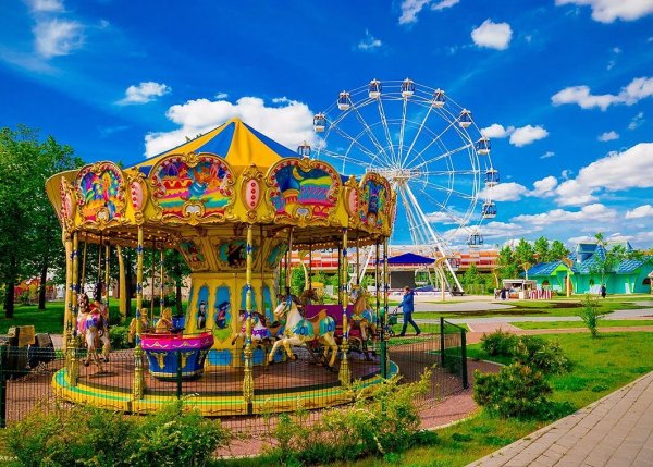 Крылатское парк сказка аттракционы