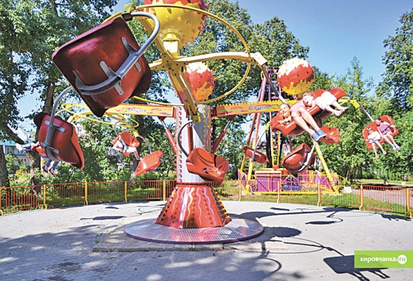 Парк аттракционов Киров Александровский сад
