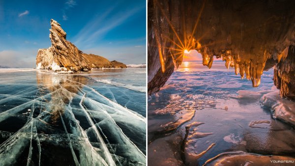 Байкал зимой