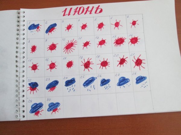 Дневник наблюдений в подготовительной группе