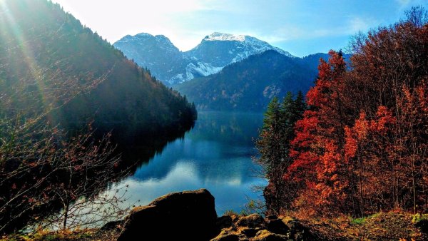 Озеро Рица Абхазия