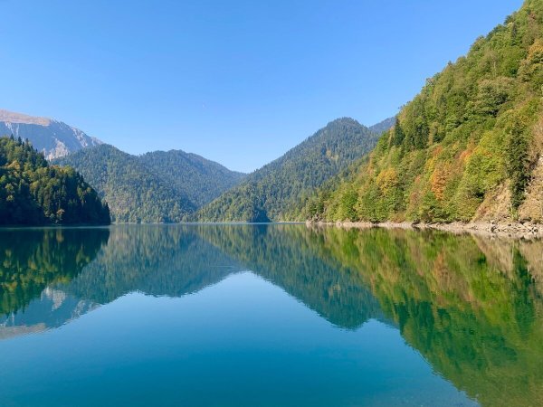 Озеро Рица Абхазия